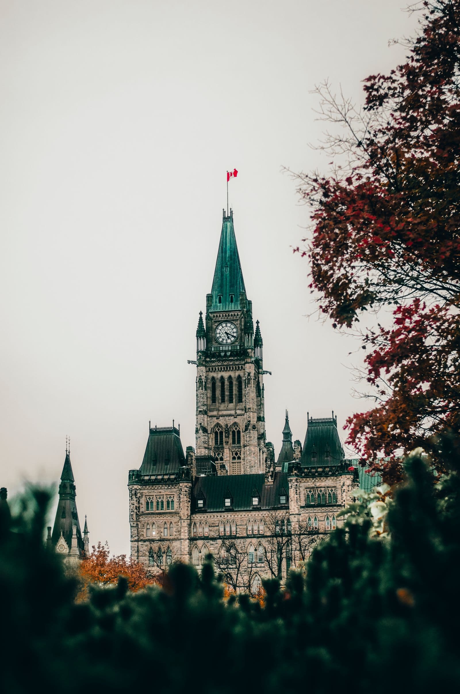 The Peace Tower clock, Ottawa